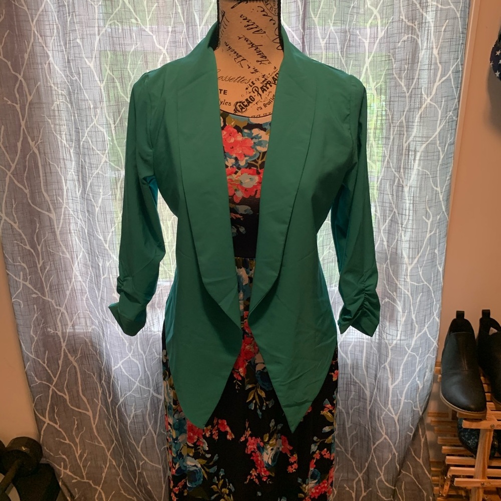 Michel teal blazer